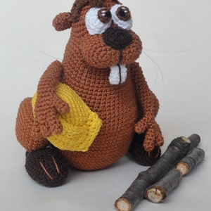 Amigurumi Pattern - Bob the Beaver - English Version