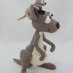 Amigurumi Pattern Kanga Roo and Baby Roo English Version image 4