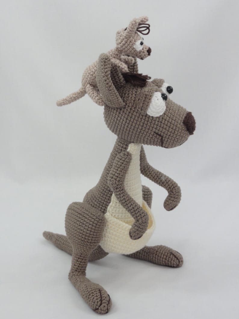 Amigurumi Pattern Kanga Roo and Baby Roo English Version image 4