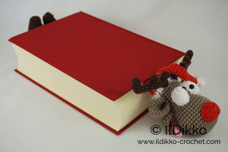 Amigurumi Pattern Rudolf the Reindeer Bookmark English Version image 9