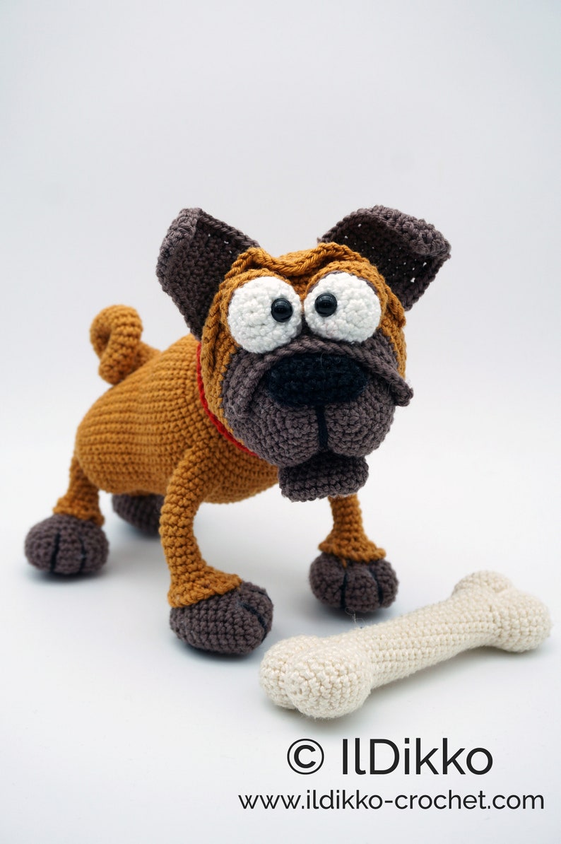 Amigurumi Pattern Paganini the Pug English Version image 3