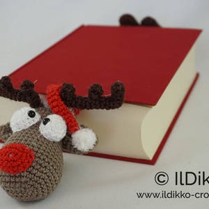 Amigurumi Pattern Rudolf the Reindeer Bookmark English Version image 8