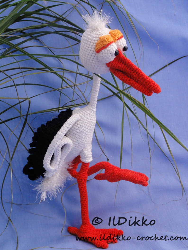 Amigurumi Pattern Stuart the Stork English Version image 4