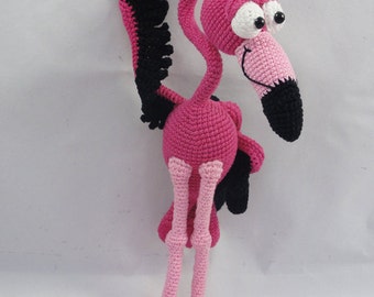 Amigurumi Pattern - Fernando el Flamenco - English Version