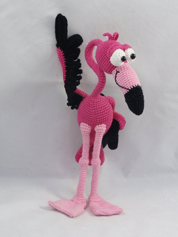 Amigurumi Pattern - Fernando el Flamenco - English Version