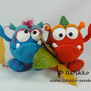 Amigurumi Pattern Monty and Myrtle the Monsters English Version image 5