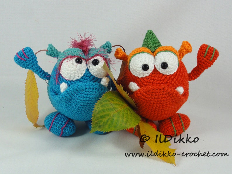 Amigurumi Pattern Monty and Myrtle the Monsters English Version image 5