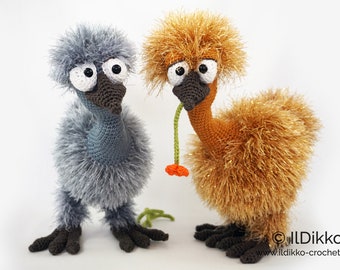 Amigurumi Pattern - Silly and Sally the Silkie Chickens - English Version