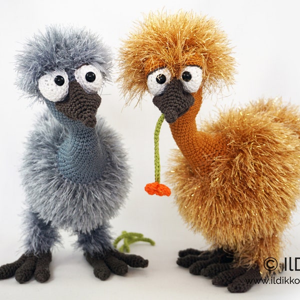 Amigurumi Pattern - Silly and Sally the Silkie Chickens - English Version