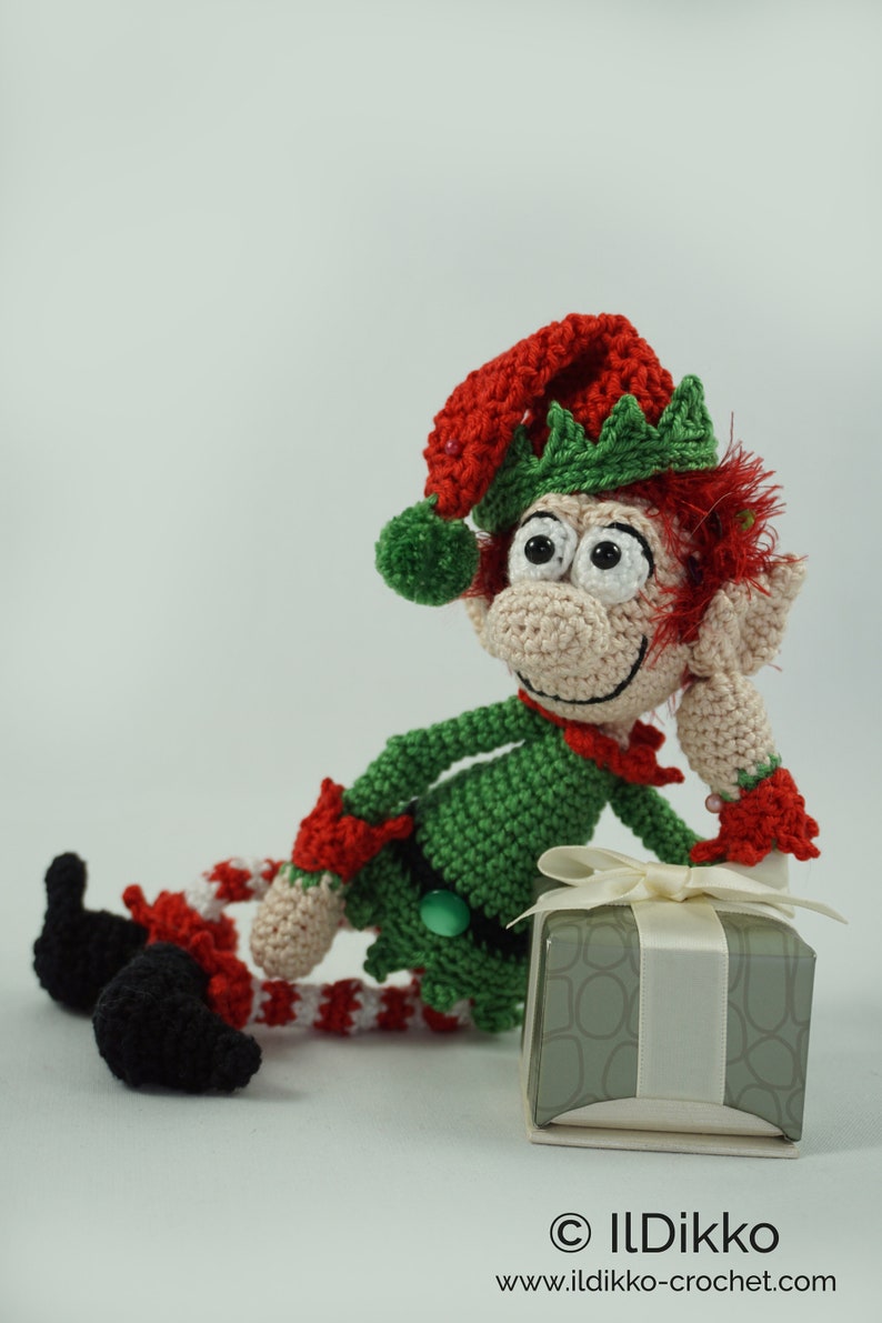 Amigurumi Pattern Christmas Elf XS English Version zdjęcie 9