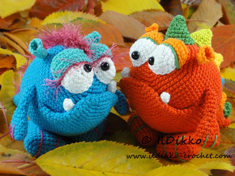 Amigurumi Pattern Monty and Myrtle the Monsters English Version image 3