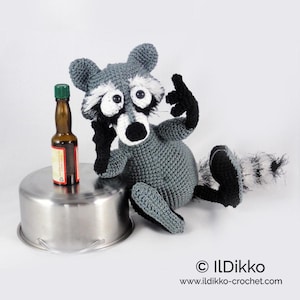 Amigurumi Pattern - Rupert the Raccoon - English Version