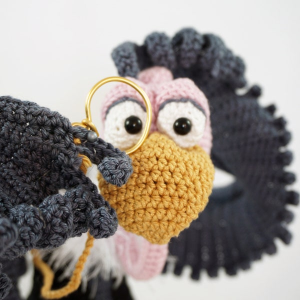 Amigurumi Häkel Muster - Gerhardt der Geier  - Deutsche Anleitung