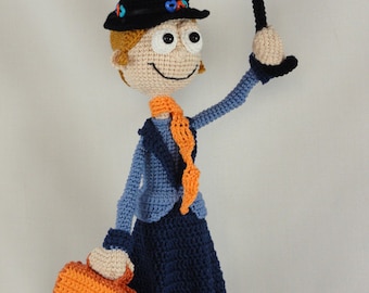 Mary Poppins – Amigurumi Crochet Doll Pattern