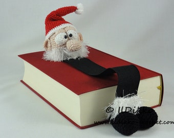 Amigurumi Pattern - Santa Claus Bookmark - English Version