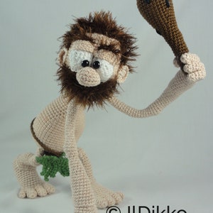 Amigurumi Pattern Clifford the Caveman English Version image 5