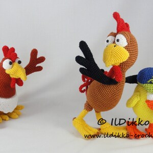 Amigurumi Pattern Set Poultry Family English Version imagen 3