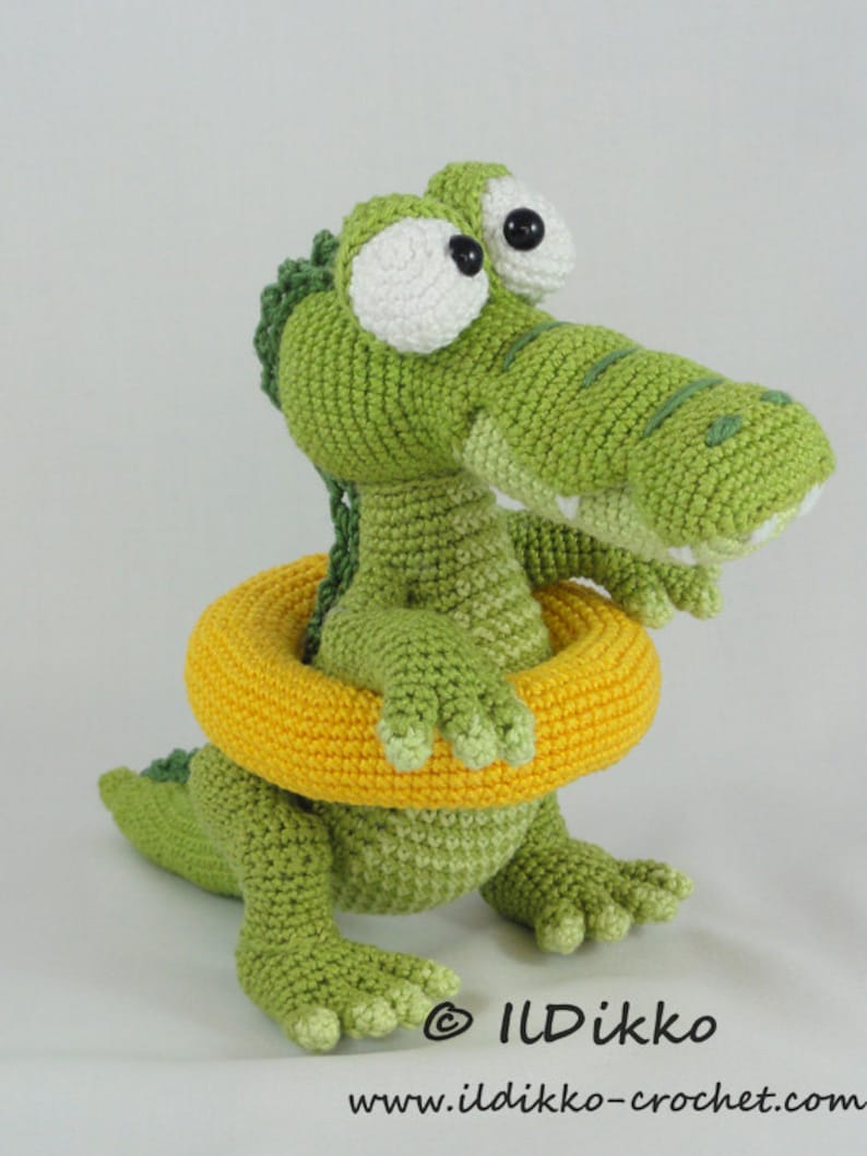 Amigurumi Pattern Conrad the Crocodile English Version image 4