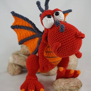 Amigurumi Pattern Drew the Dragon English Version image 2