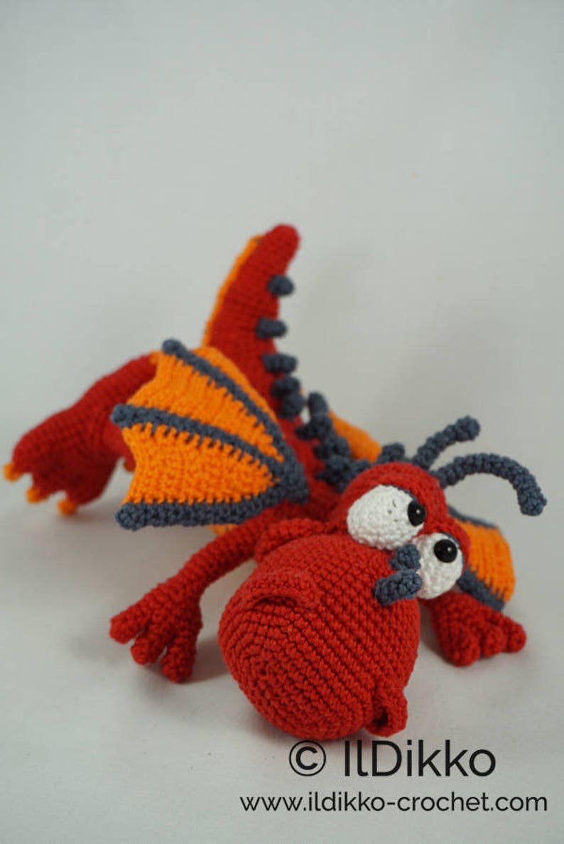 Amigurumi Pattern Drew the Dragon English Version image 10