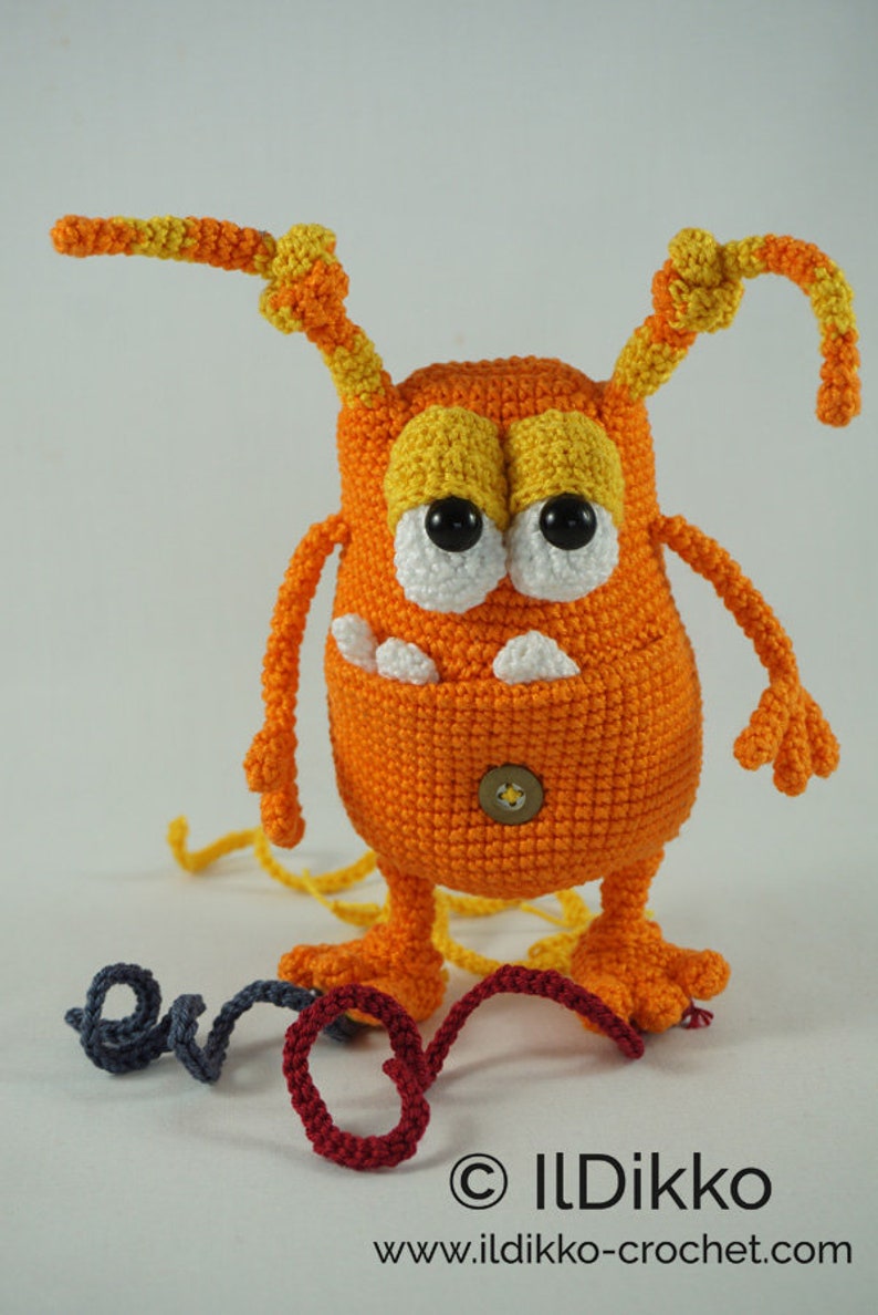 Amigurumi Pattern Webster the Monster English Version image 10