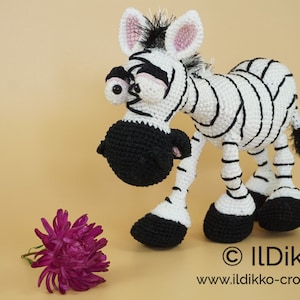 Amigurumi Häkel Muster - Zelda das Zebra - Deutsche Anleitung