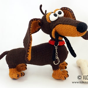 Amigurumi Pattern - Dash the Dachshund - English Version