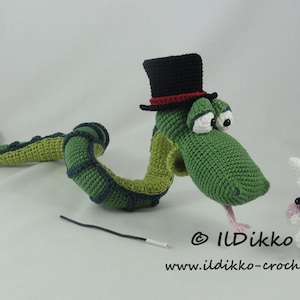 Amigurumi Pattern Jake the Snake English Version image 1