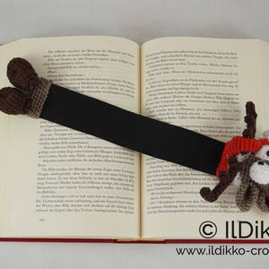 Amigurumi Pattern Rudolf the Reindeer Bookmark English Version image 6