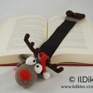 Amigurumi Pattern Rudolf the Reindeer Bookmark English Version image 5