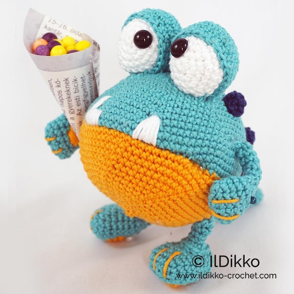 Amigurumi Pattern - Buster the Monster - English Version
