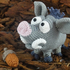 Amigurumi Pattern - Wilbur the Wild Boar - English Version