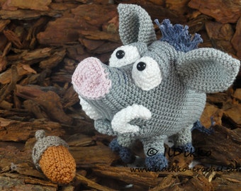 Amigurumi Pattern - Wilbur the Wild Boar - English Version