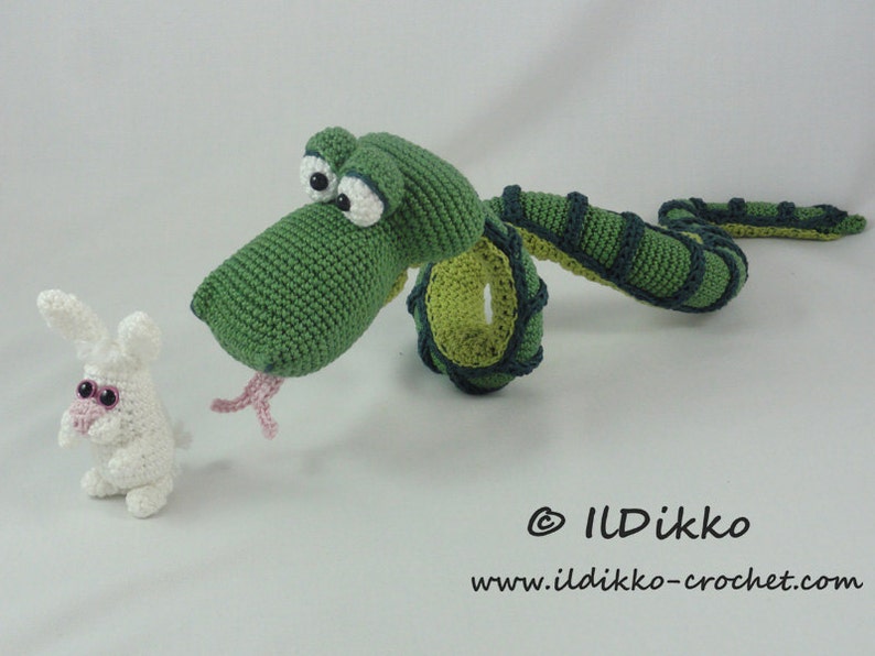 Amigurumi Pattern Jake the Snake English Version image 4