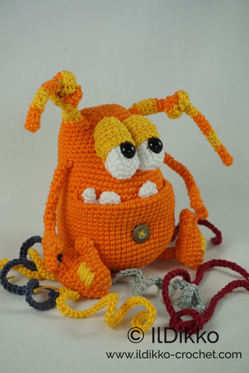 Amigurumi Pattern Webster the Monster English Version image 6