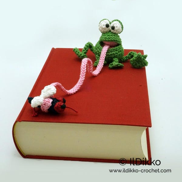 Amigurumi Pattern - Ted the Toad Bookmark - English Version