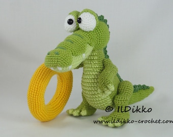 Amigurumi Pattern - Conrad the Crocodile - English Version