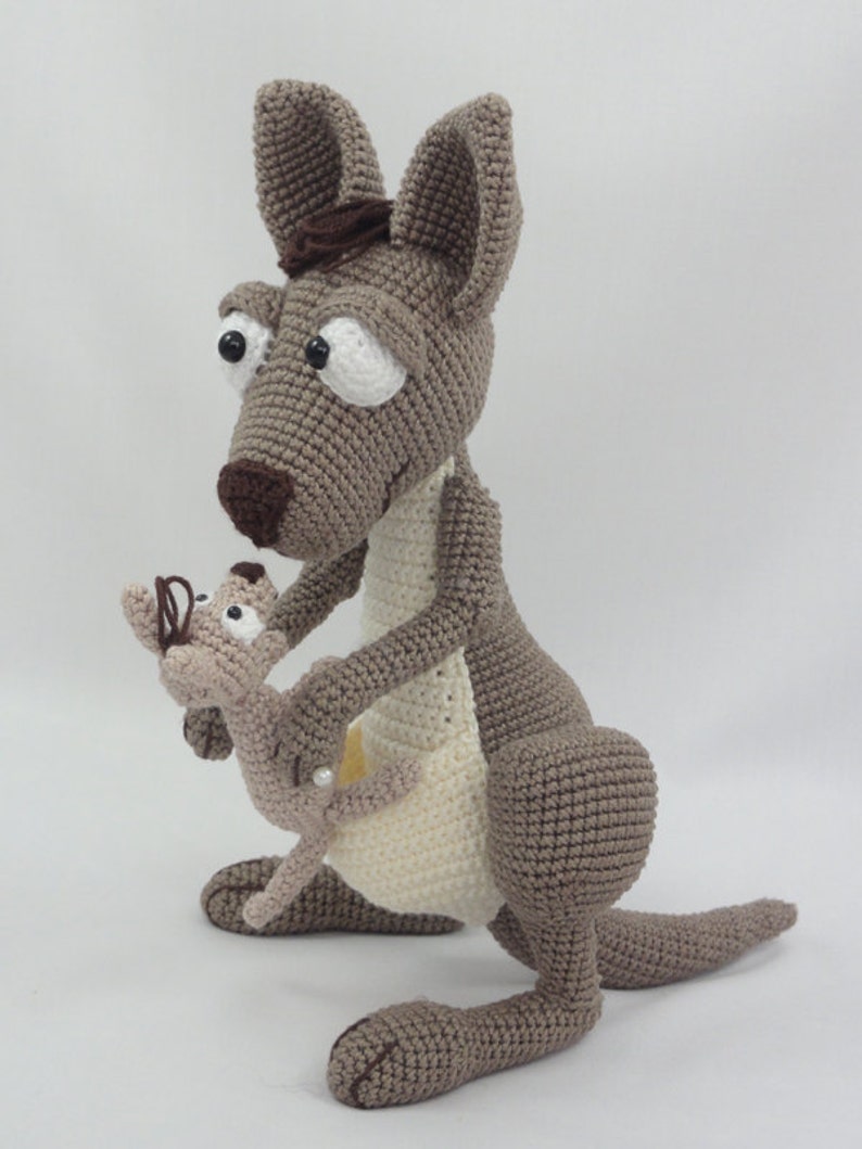 Amigurumi Pattern Kanga Roo and Baby Roo English Version image 5