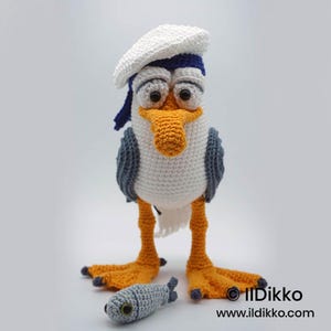 Amigurumi Pattern - Seagfried the Seagull - English Version