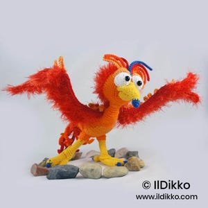 Amigurumi Häkel Muster - Felix der Phönix - Deutsch & Englisch PDF image 15