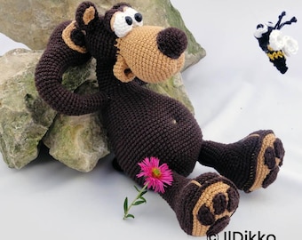 Amigurumi Tier Häkelanleitung – BERNHARD der Bär von IlDikko – Deutsche Anleitung PDF