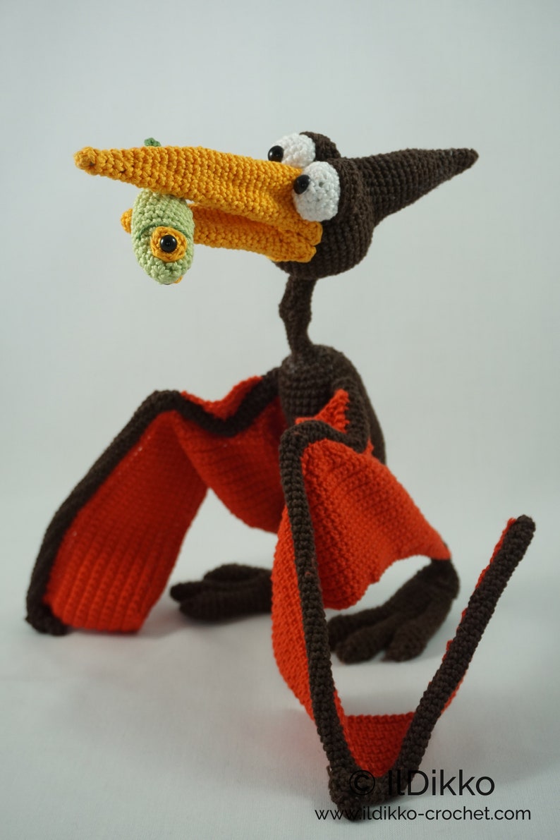 Amigurumi Pattern Ptolemaios the Pteranodon English Version Bild 9