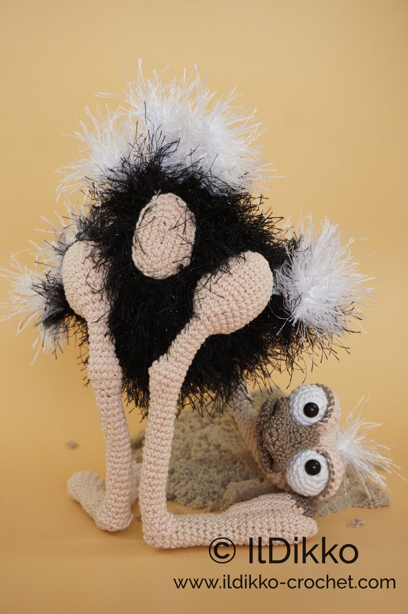 Amigurumi Pattern Oswald the Ostrich English Version Bild 6