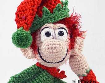 Amigurumi Pattern - Christmas Elf XS - English Version
