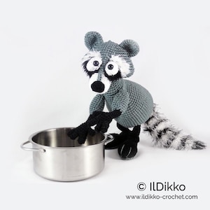 Amigurumi Pattern - Rupert the Raccoon - English Version
