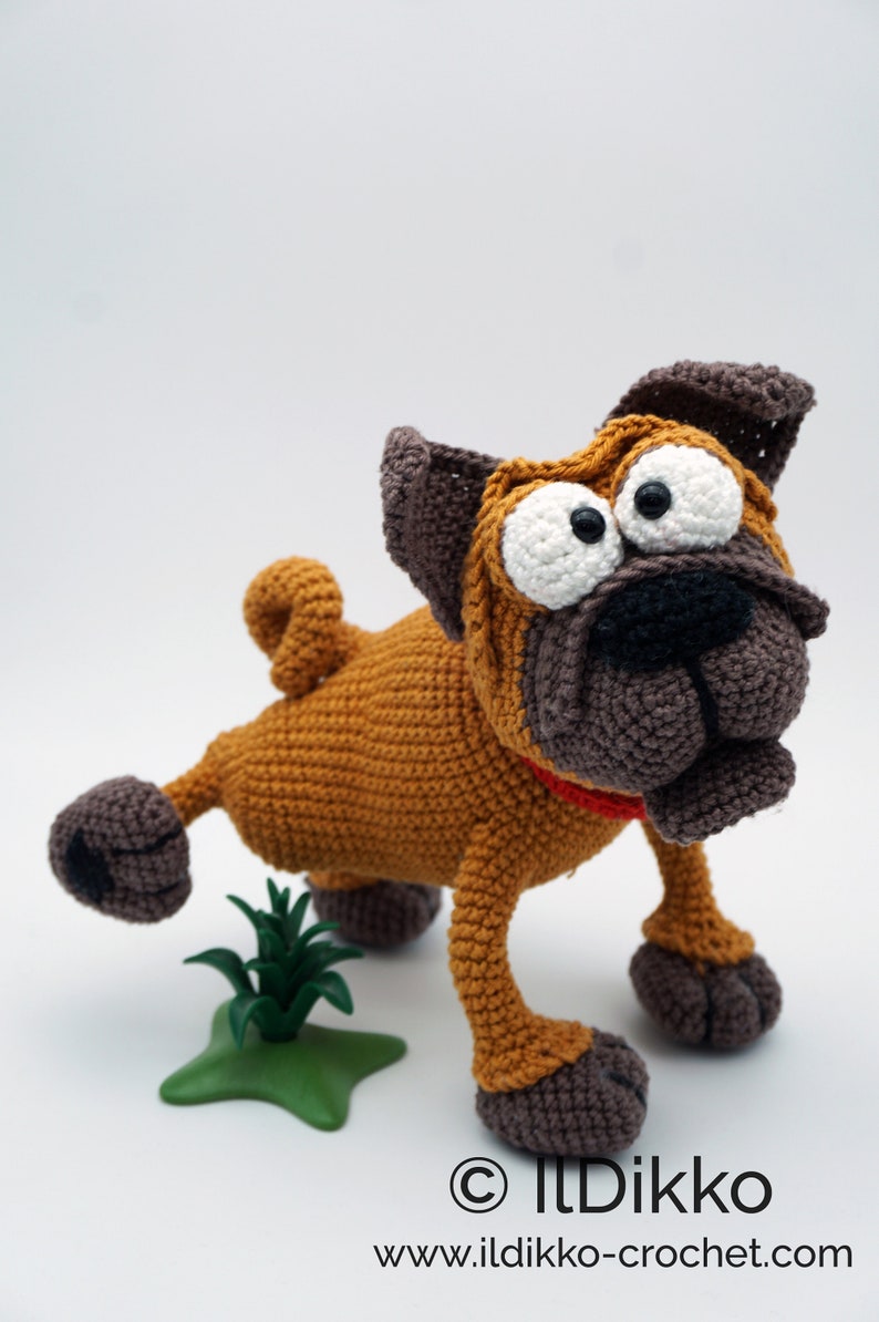 Amigurumi Pattern Paganini the Pug English Version image 7