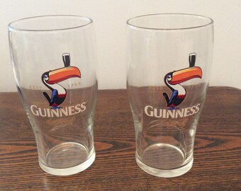 Pair of Guinness Beer Glasses