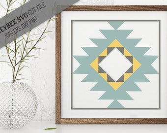 Download Sunrise Star Barn Quilt svg eps dxf jpg png cut file for ...