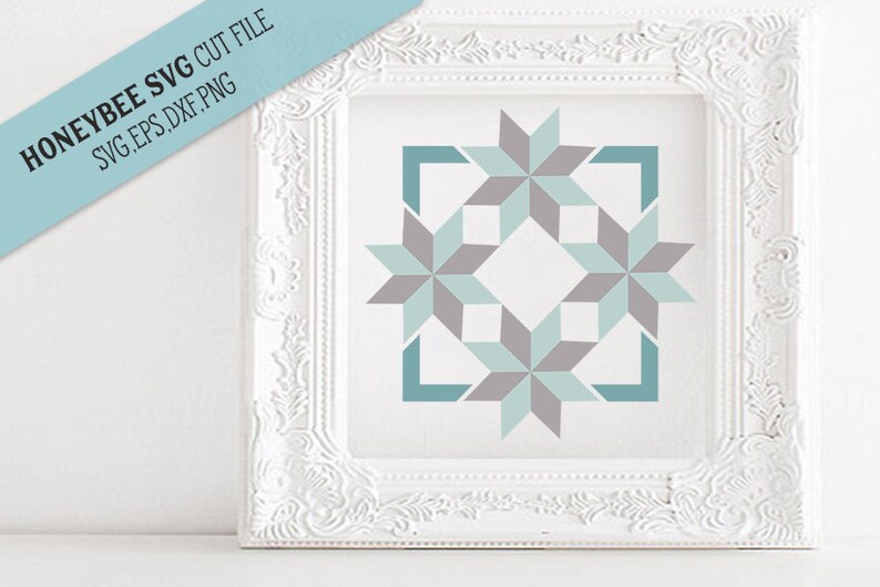 Download Star Medley Barn Quilt SVG Cut file for Silhouette and ...