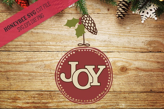Download Free Joy Round Ornament Svg Christmas Svg Christmas Decor Svg Etsy SVG DXF Cut File